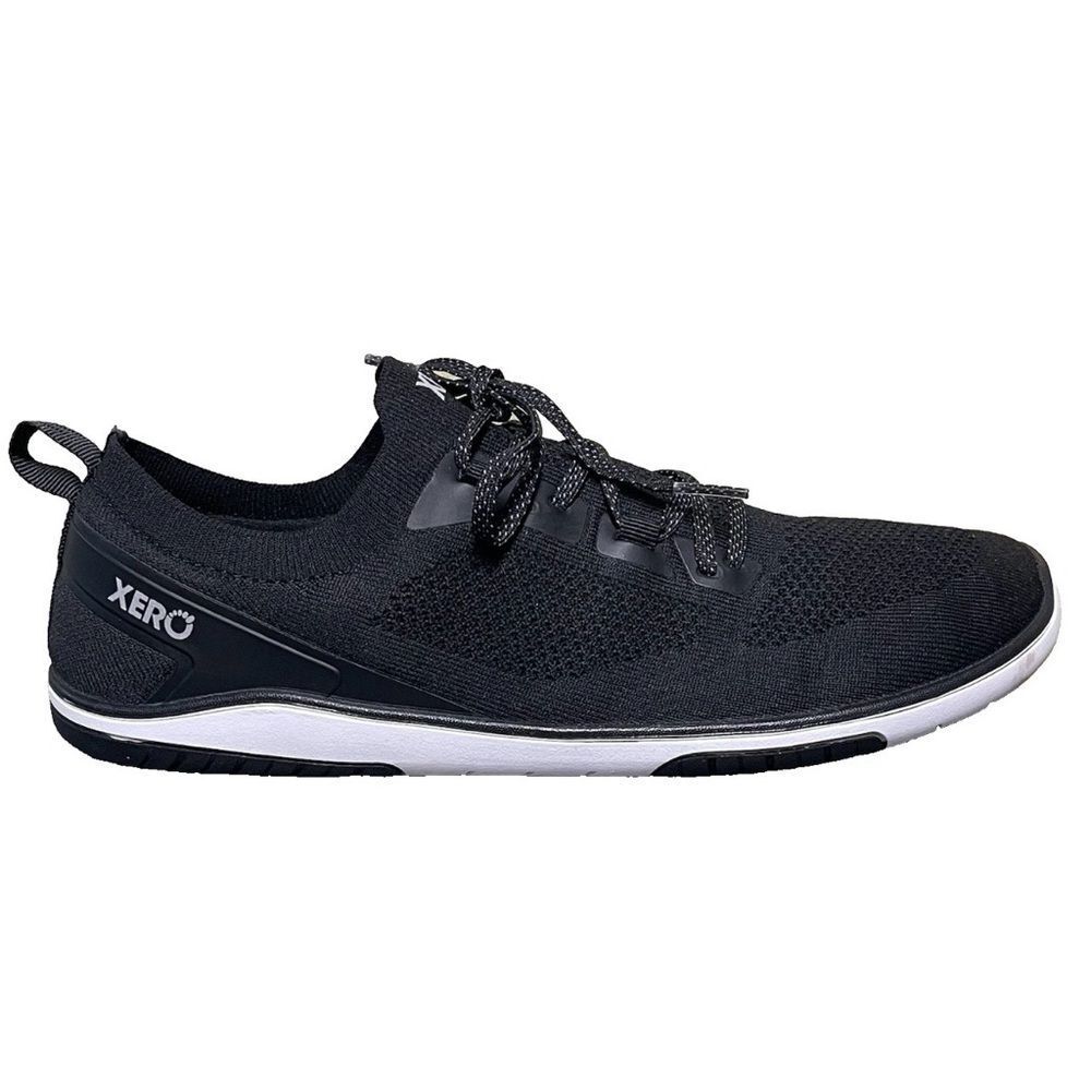 Xero Nexus Knit Men’s Black/White Athletic Lifestyle Zero Drop Sneakers Size 10